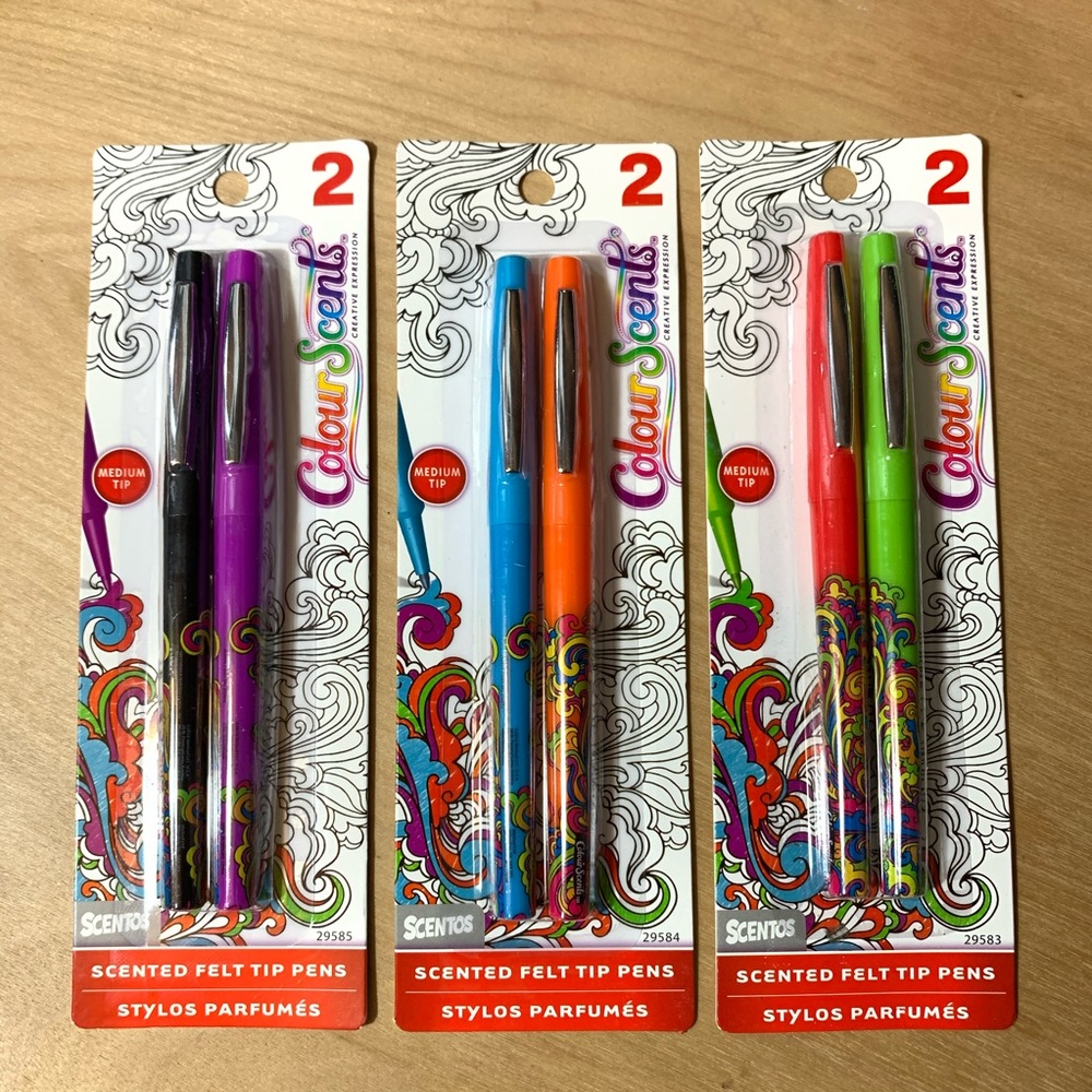 Scentos colour Scents scented Felt Tip Pens